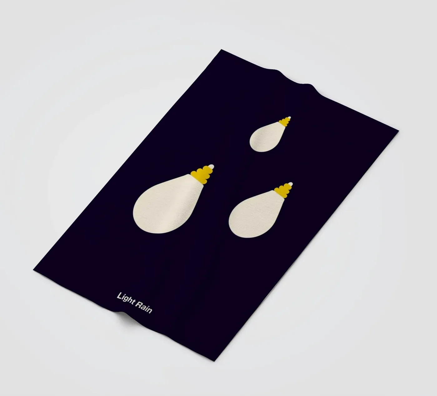 Light Rain fleecedeken van Viktor Hertz