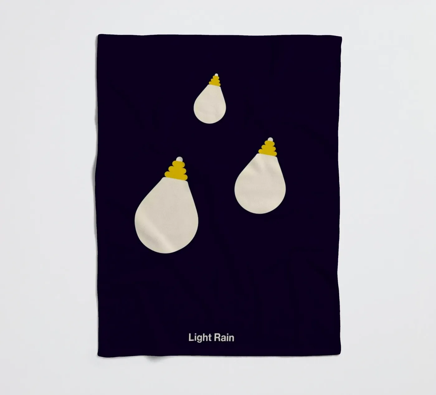 Light Rain fleecedeken van Viktor Hertz