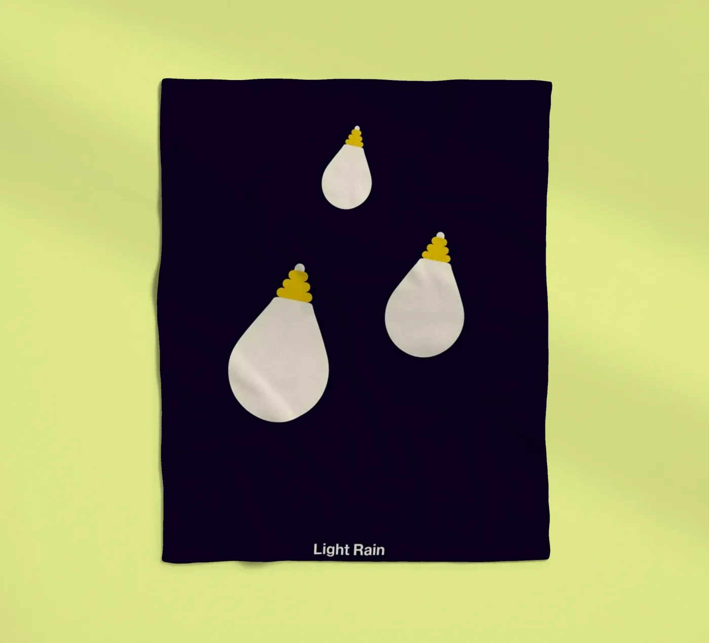 Light Rain fleecedeken van Viktor Hertz