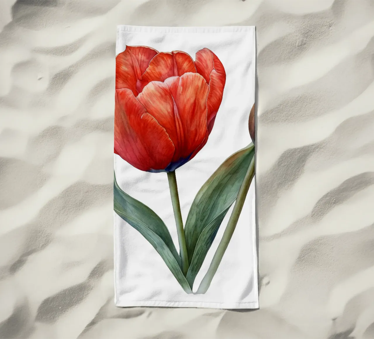 Fiore di tulipano telo mare da Bold Blooms
