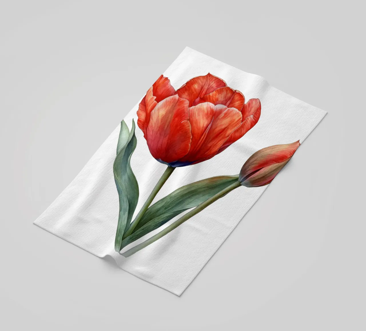 Fiore di tulipano telo mare da Bold Blooms
