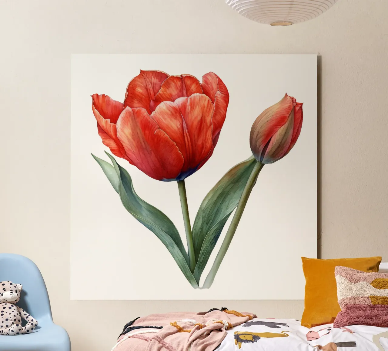 Tulip Flower forex plate by Bold Blooms