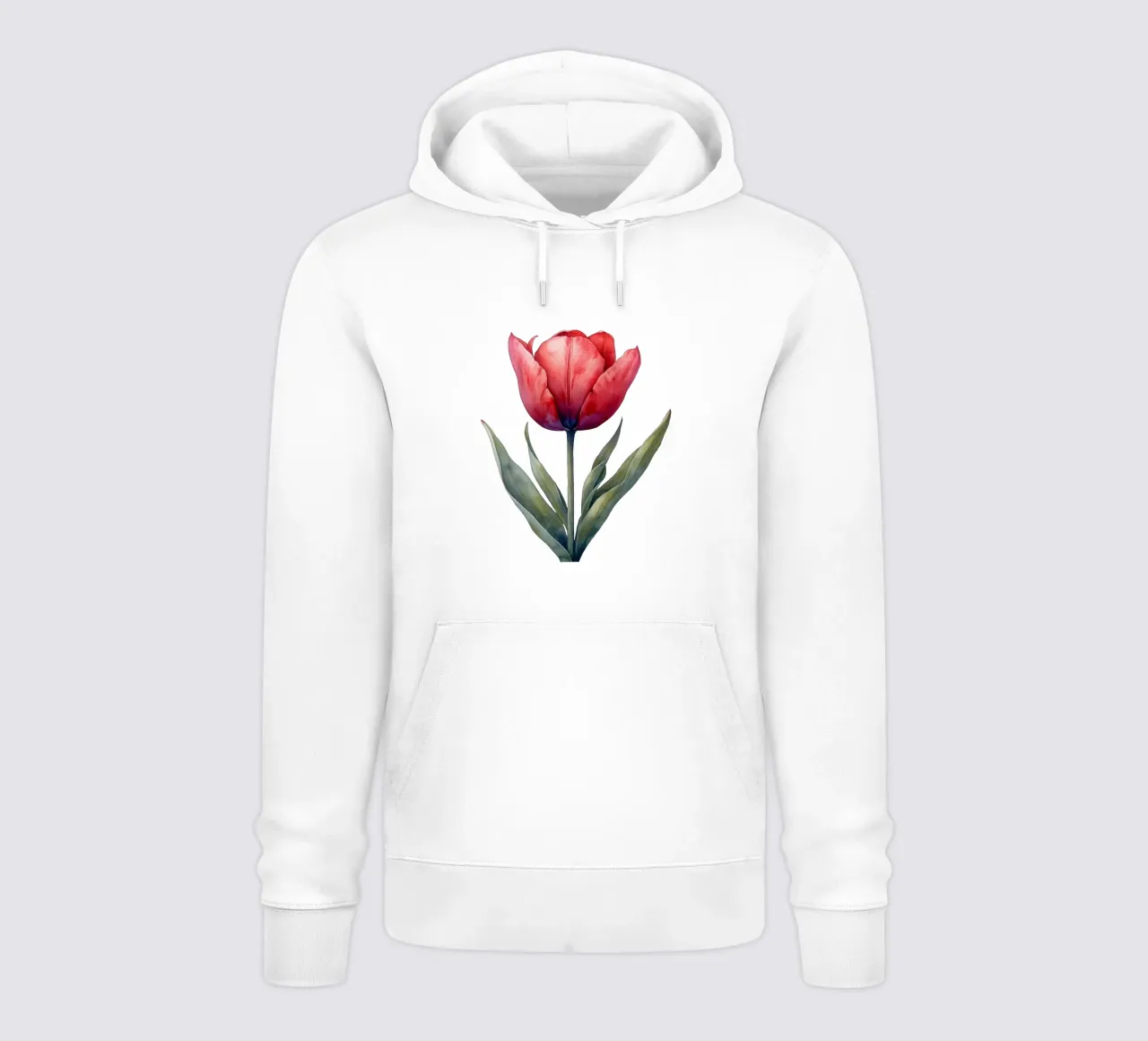 Fiore di tulipano felpa con cappuccio da Bold Blooms