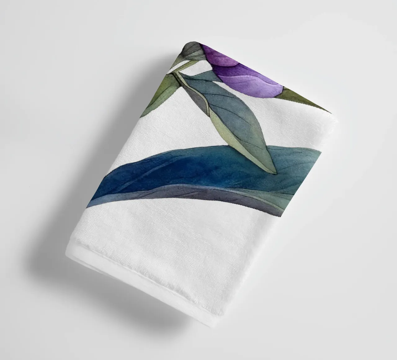 Valerian Flower towel by Bold Blooms