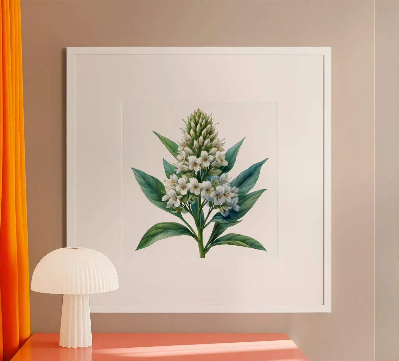 Baldrianblüte Poster von Bold Blooms