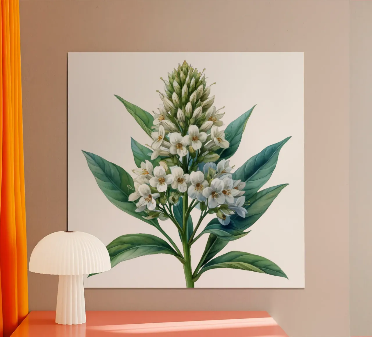 Baldrianblüte Poster von Bold Blooms