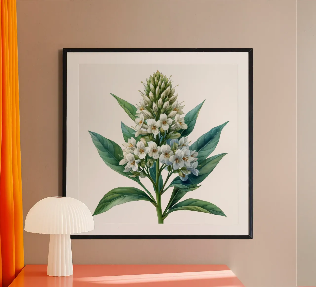 Baldrianblüte Poster von Bold Blooms