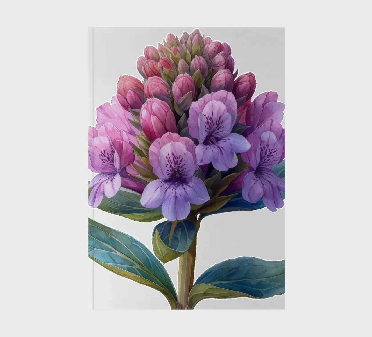 Valerian Flower notebook by Bold Blooms