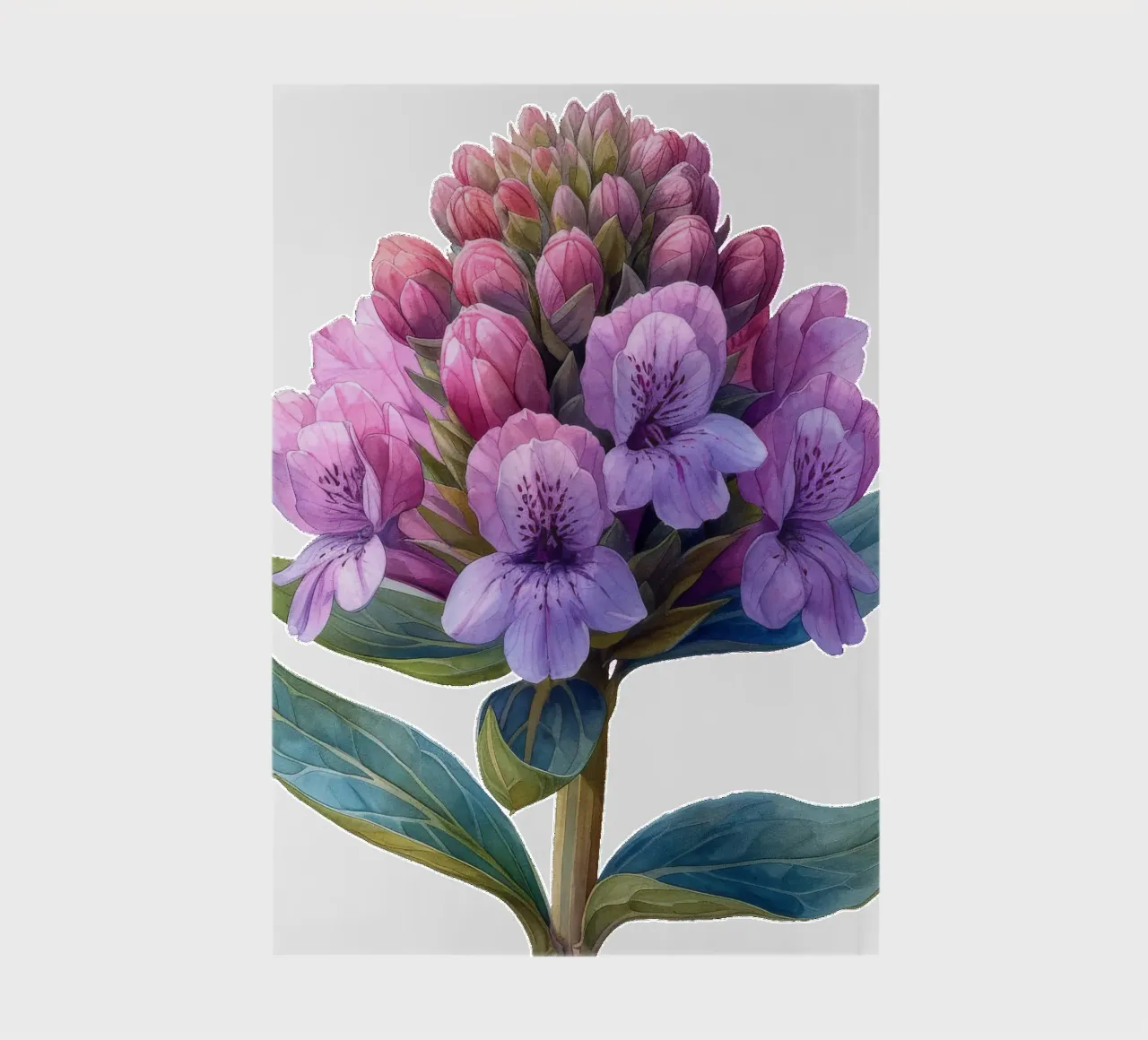 Valerian Flower notebook by Bold Blooms