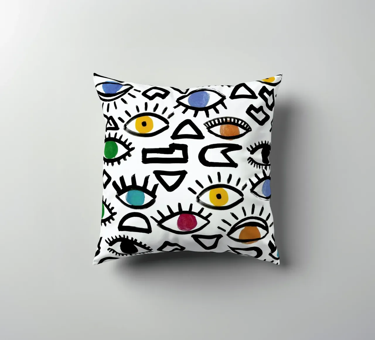 Geometric Eyes cuscino da Farina Kuklinski