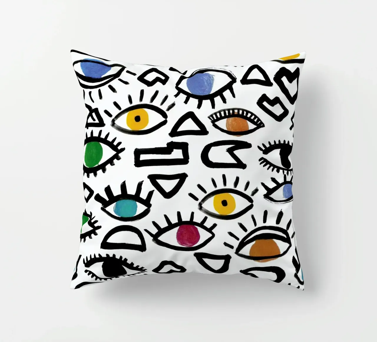 Geometric Eyes cuscino da Farina Kuklinski