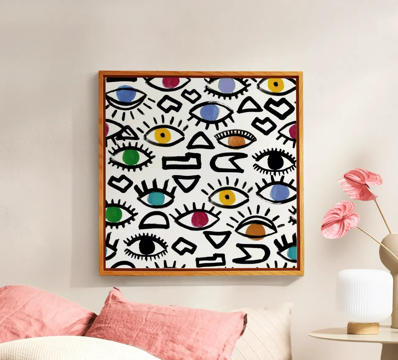 Geometric Eyes plexiglass da Farina Kuklinski