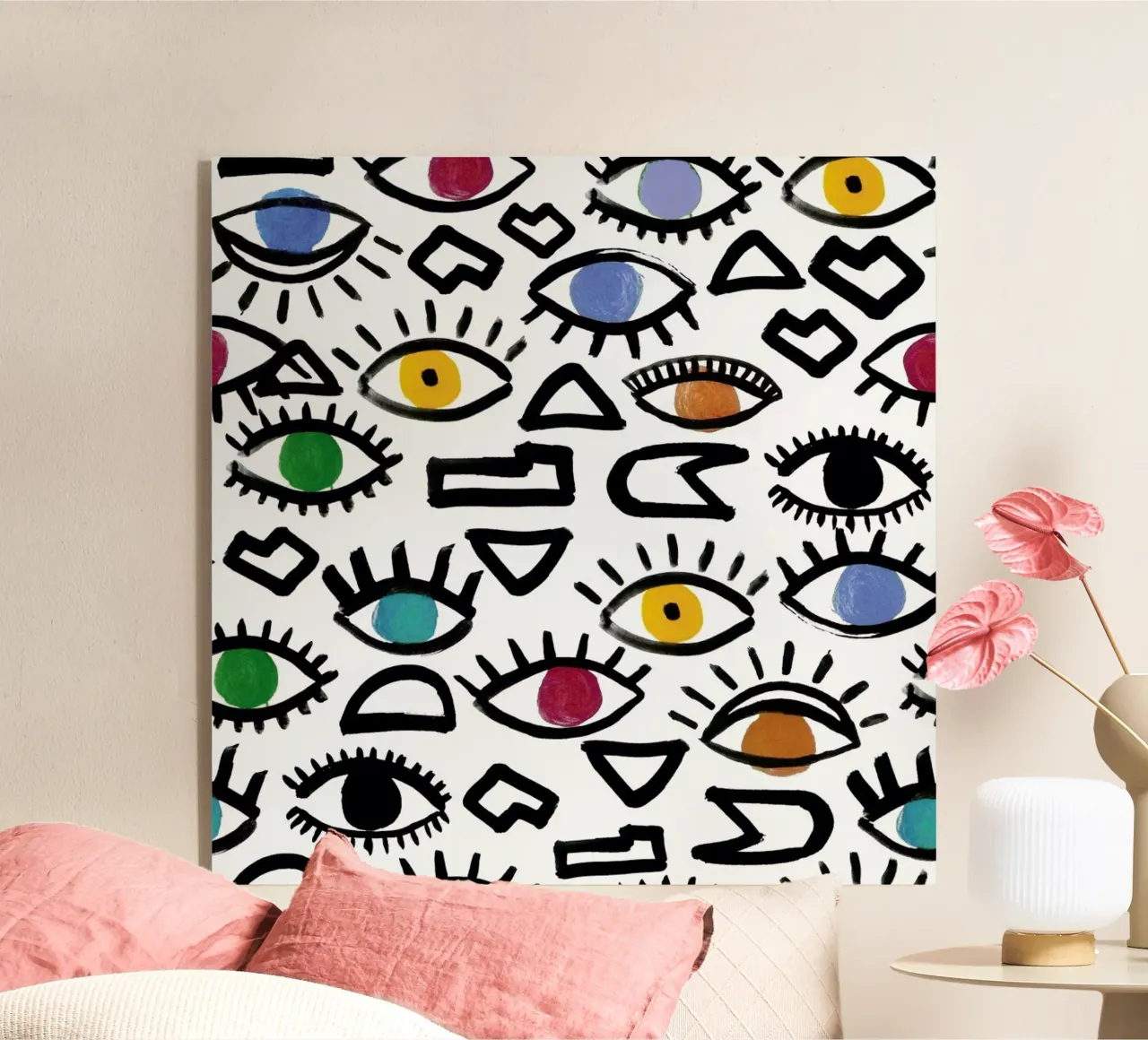 Geometric Eyes plexiglass da Farina Kuklinski