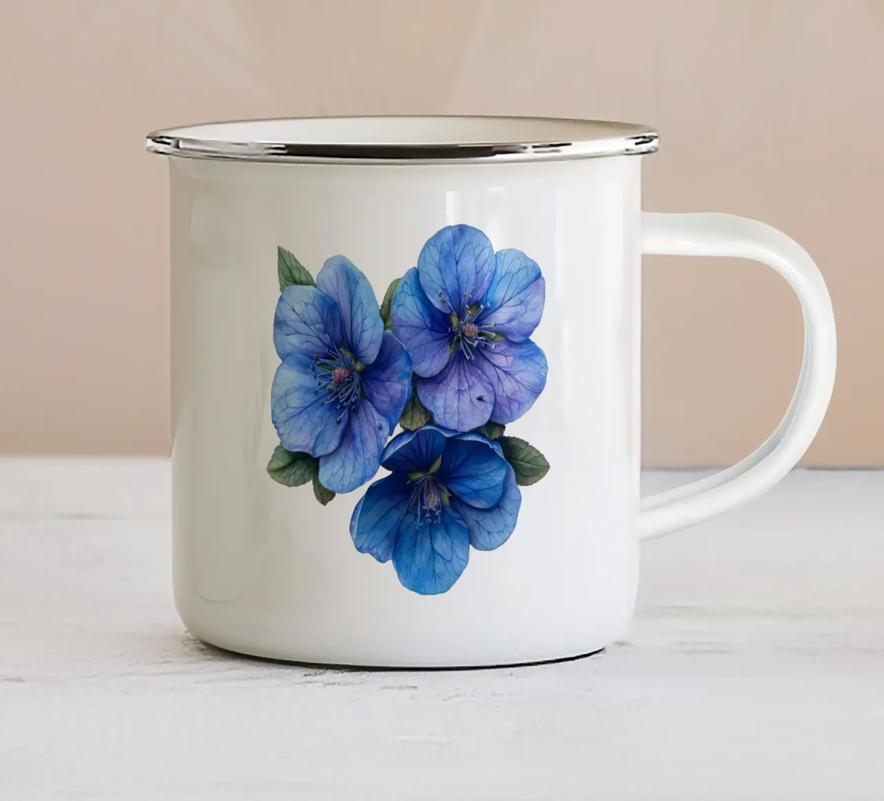 Fiore di Veronica tazza in smalto da Bold Blooms