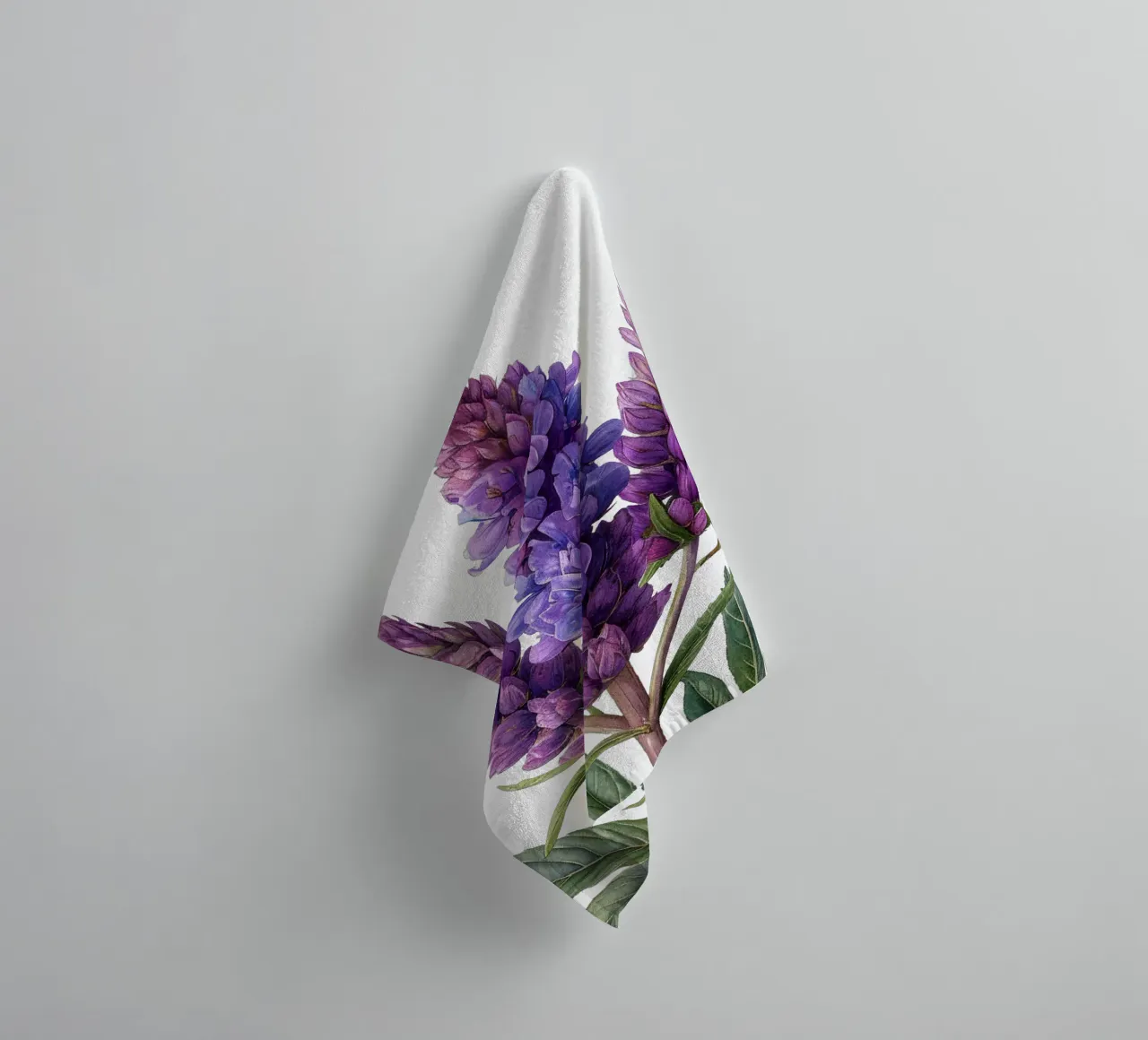 Veronicastrum Flower towel by Bold Blooms