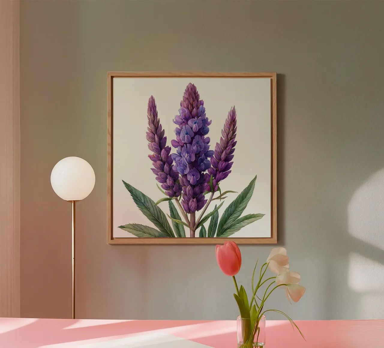 Veronicastrum Flower alu-dibond by Bold Blooms