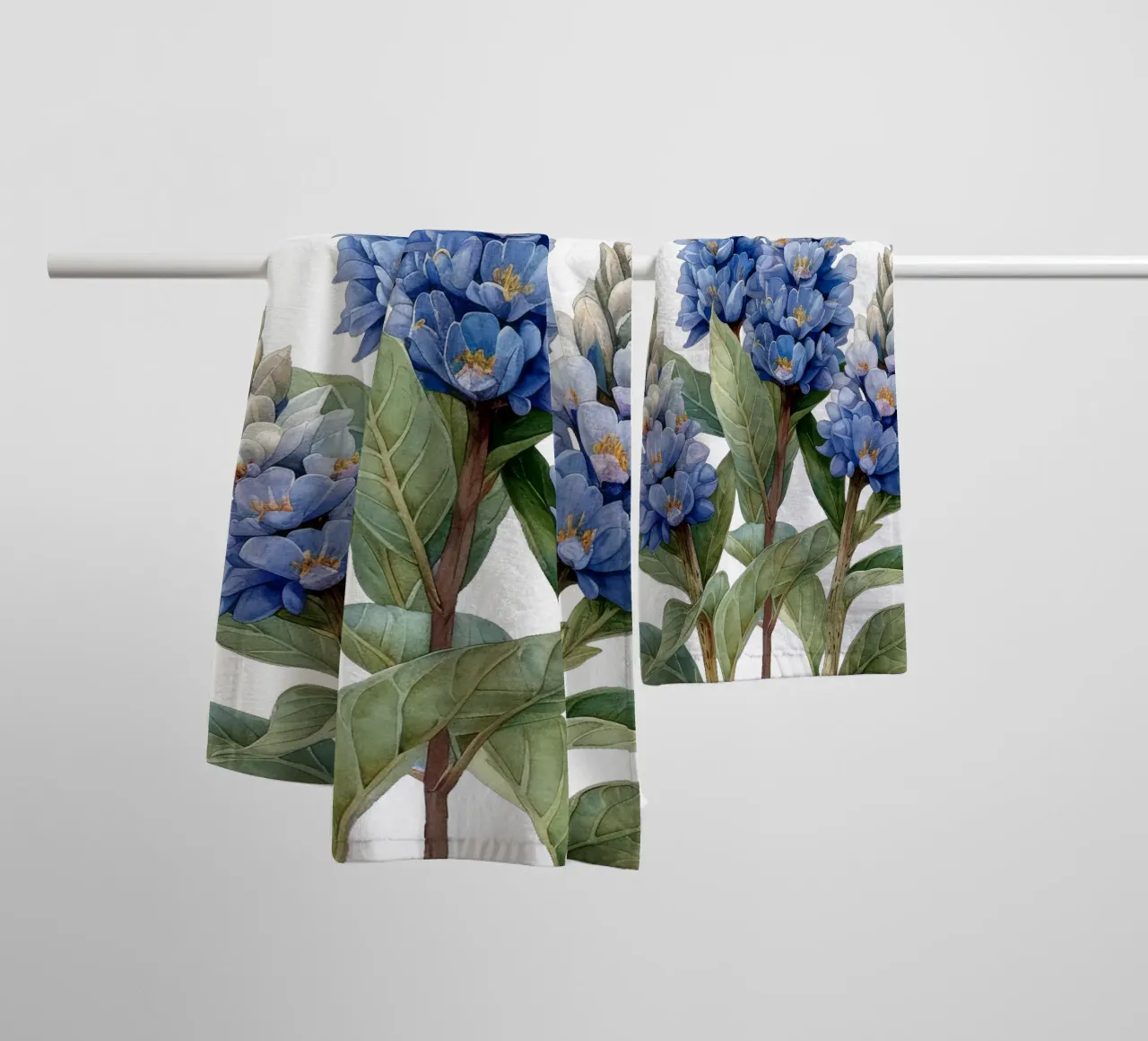 Flor de Veronicastrum toalla de baño de Bold Blooms