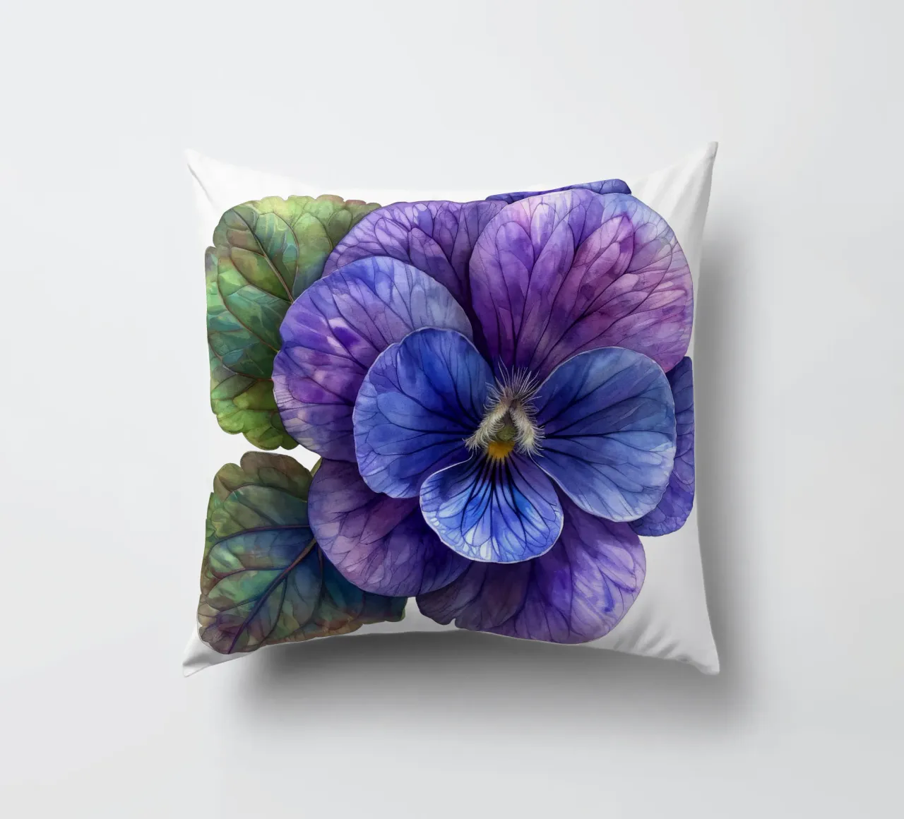 Fiore viola cuscino da Bold Blooms