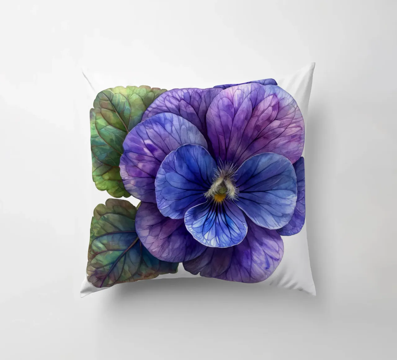 Fiore viola cuscino da Bold Blooms
