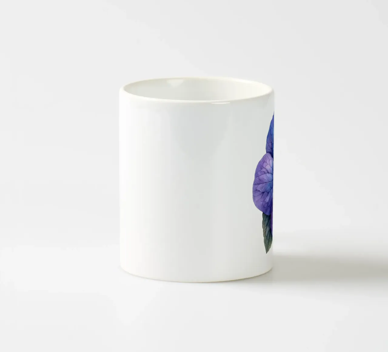 Fiore viola tazza in ceramica da Bold Blooms