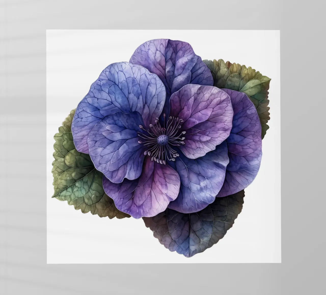 Fiore viola pellicola backlit da Bold Blooms