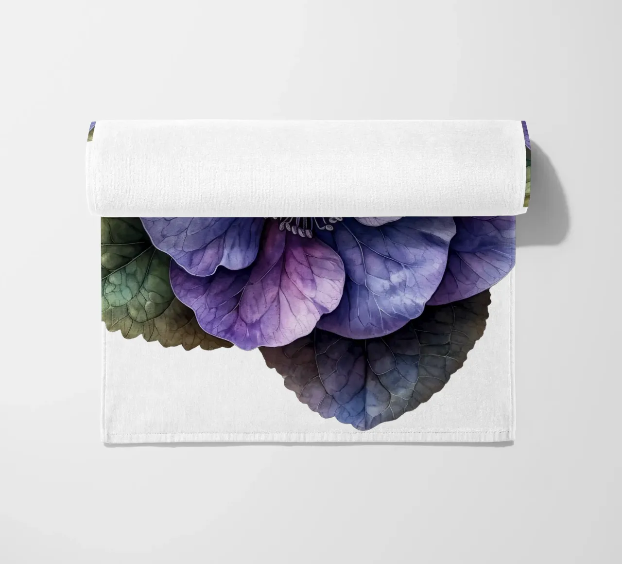Fiore viola telo mare da Bold Blooms