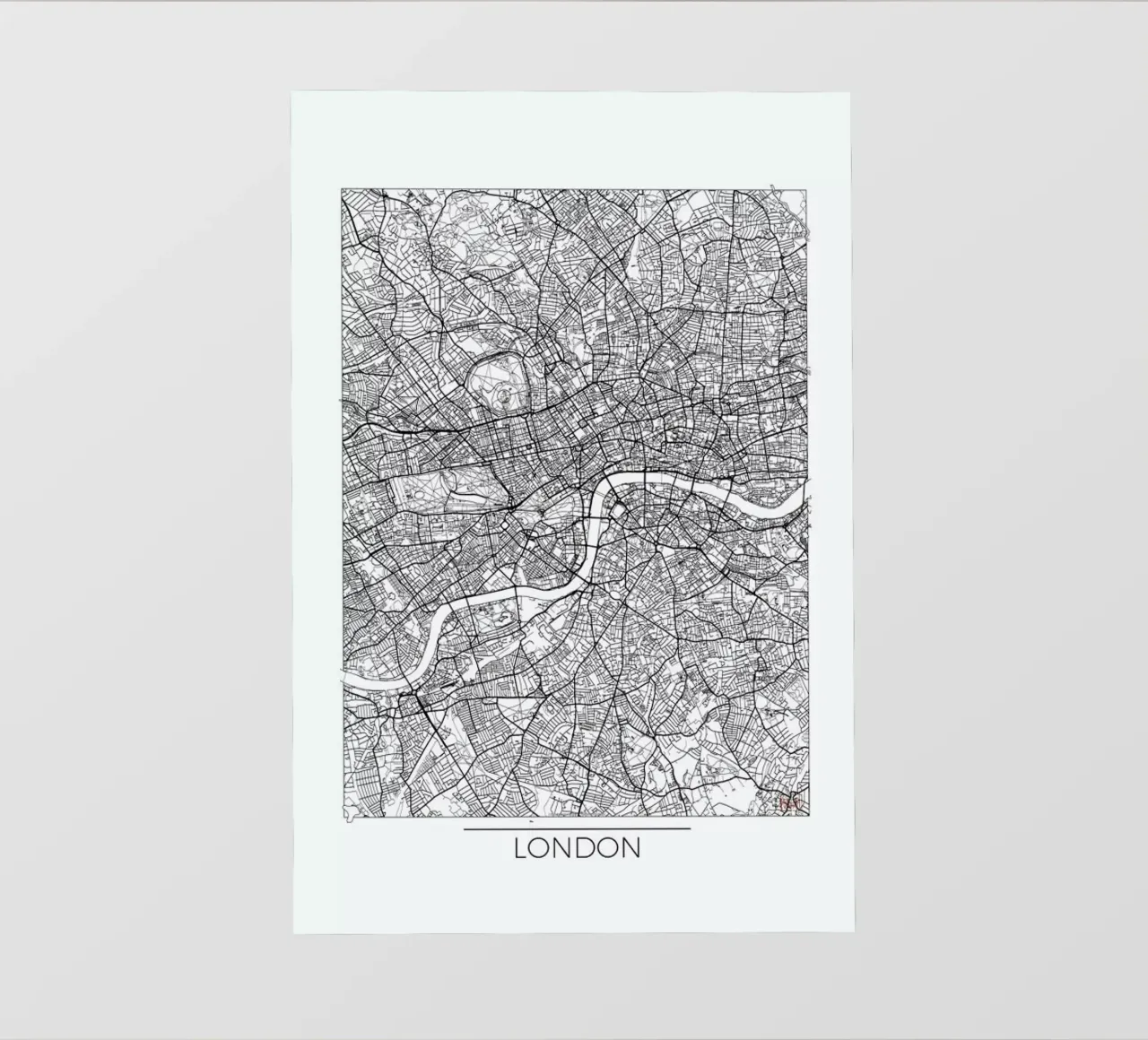 London Minimal telo in pvc da Hubert Roguski