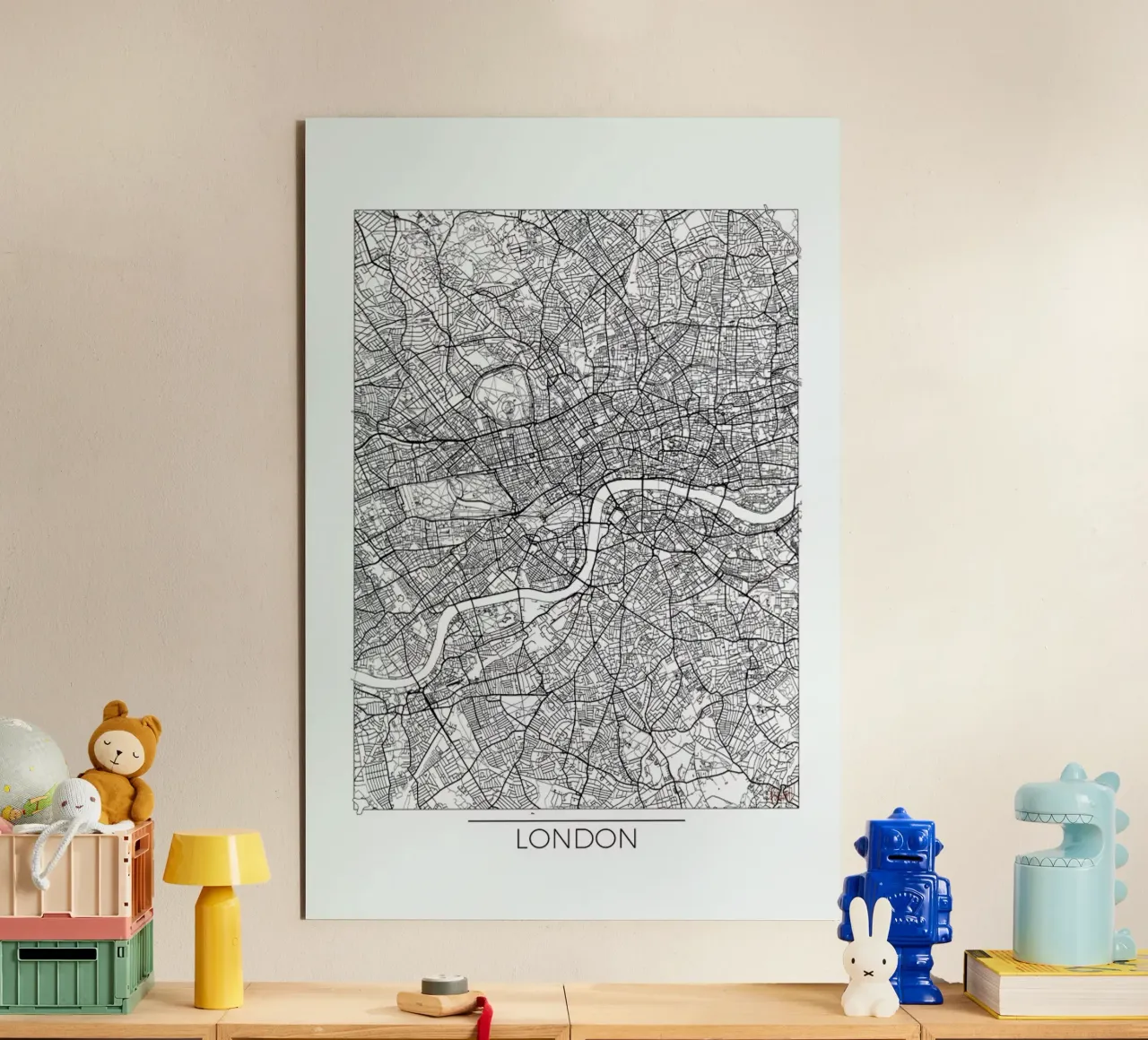 London Minimal alluminio dibond da Hubert Roguski