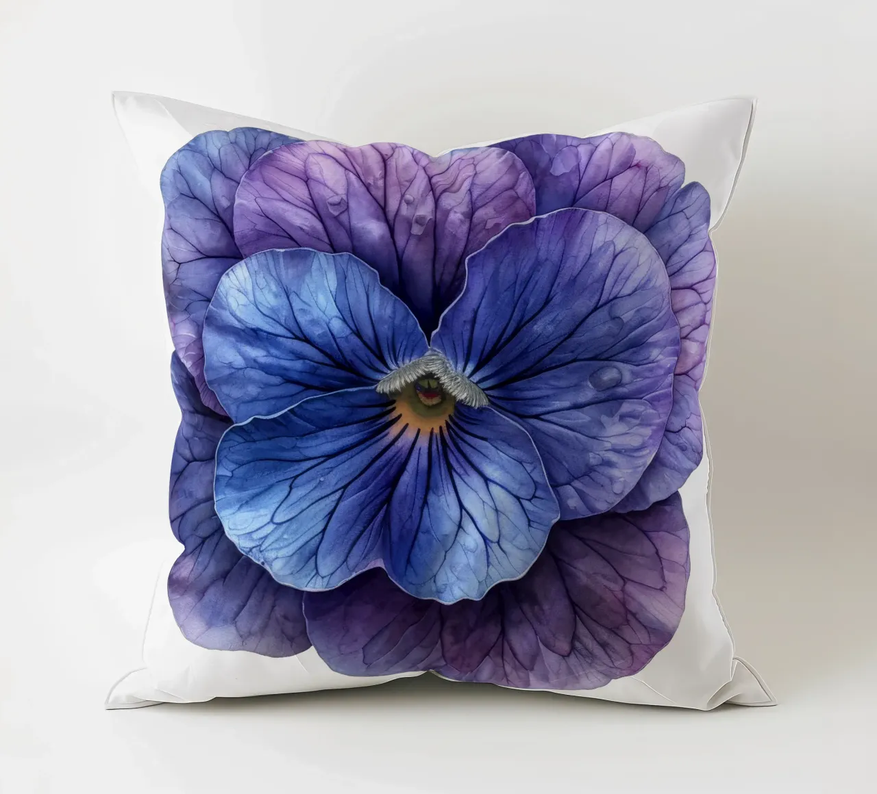 Fiore viola cuscino da Bold Blooms