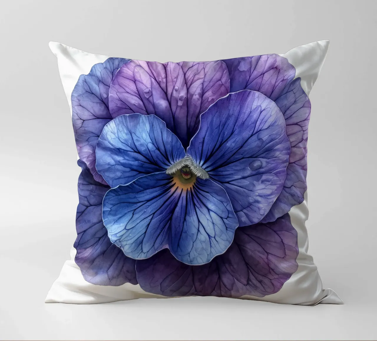 Fiore viola cuscino da Bold Blooms