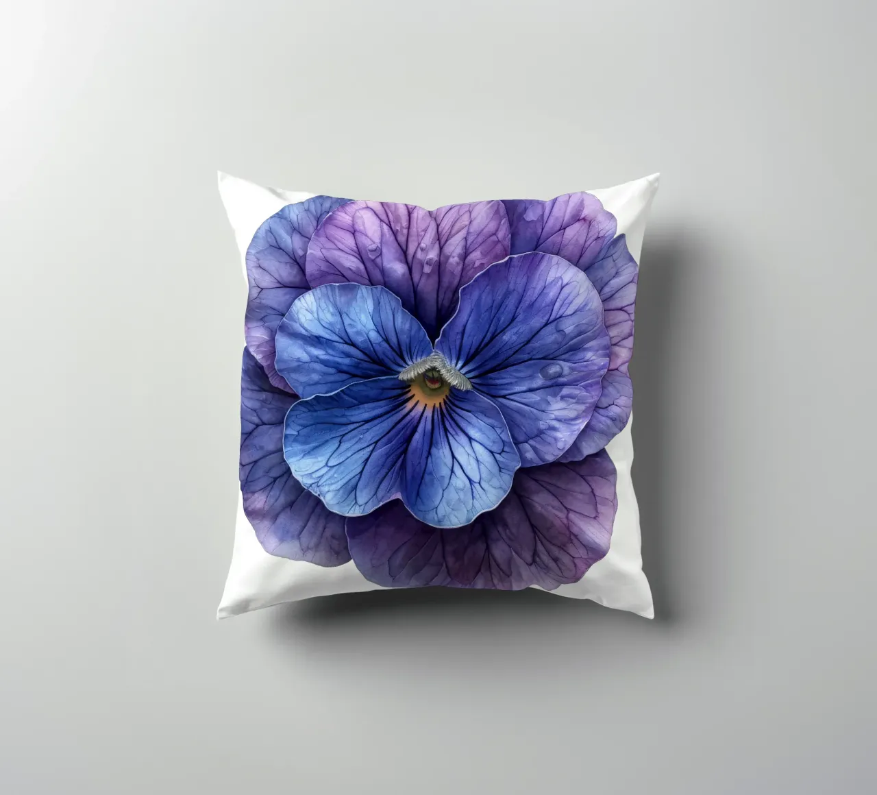 Fiore viola cuscino da Bold Blooms