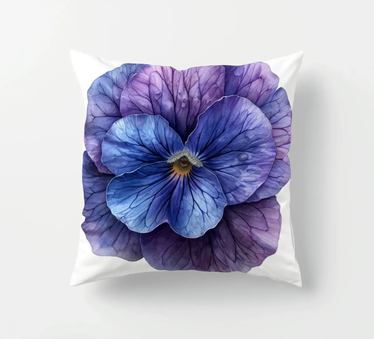 Fiore viola cuscino da Bold Blooms