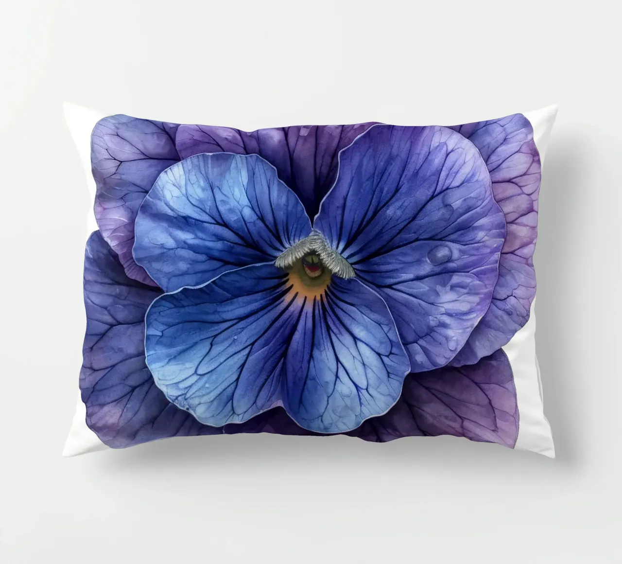Fiore viola cuscino da Bold Blooms