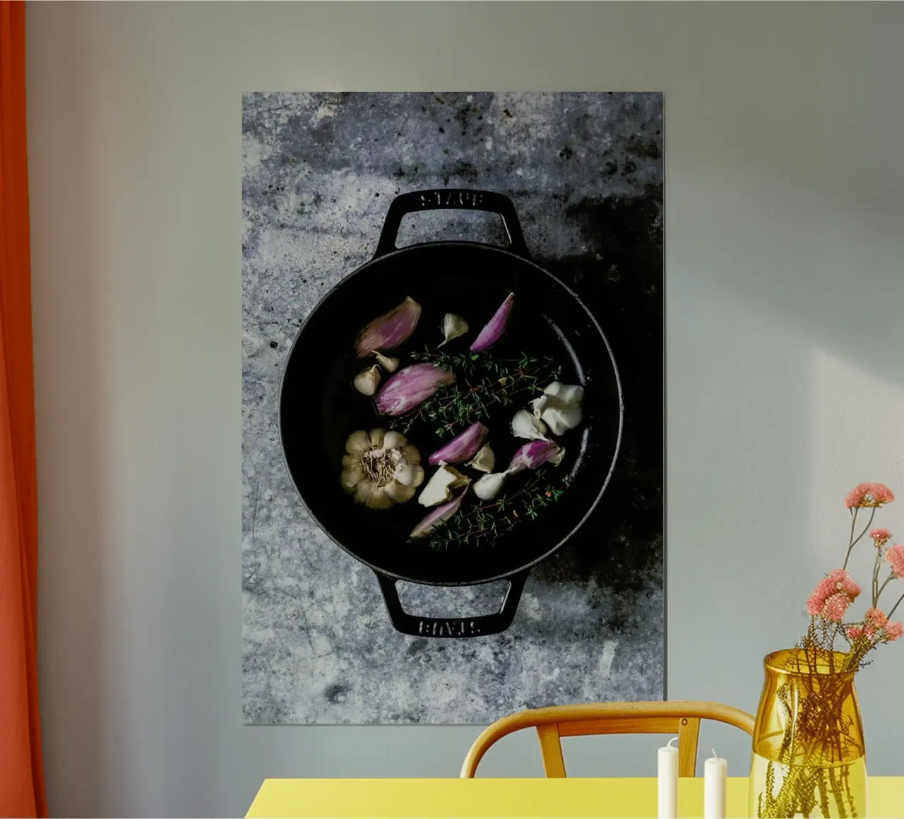 Vor dem Schmoren poster con telaio in plastica da Eat this