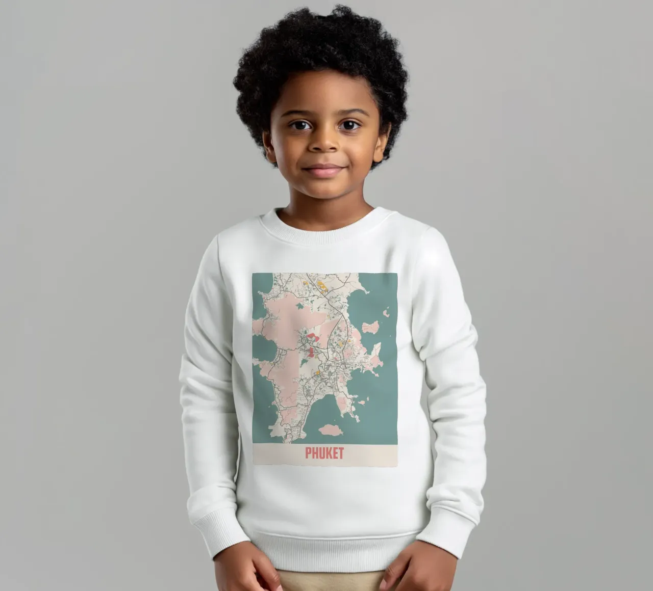 PHUKET felpa bambino da Travelstudio