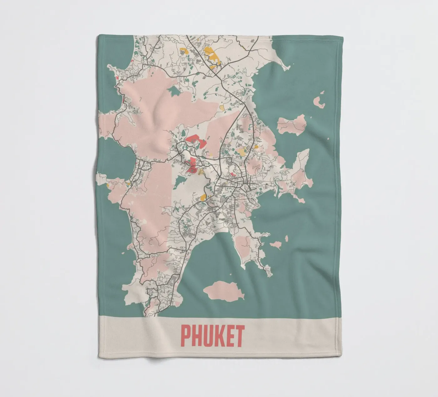 PHUKET fleecedeken van Travelstudio