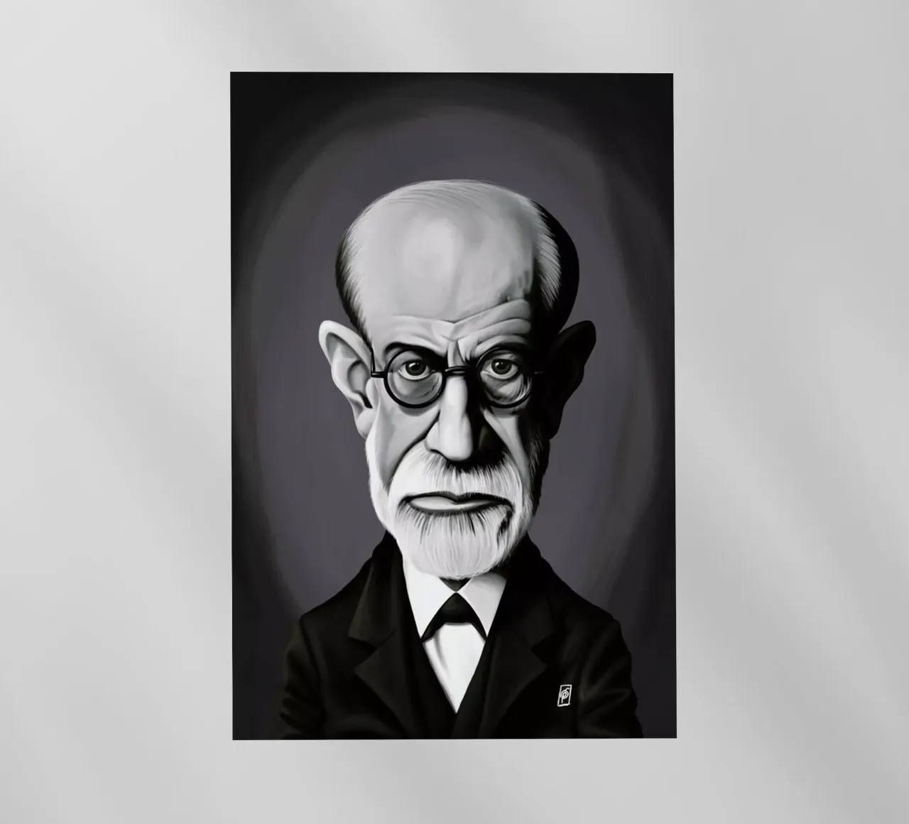Sigmund Freud pellicola backlit da Rob Art | Illustration