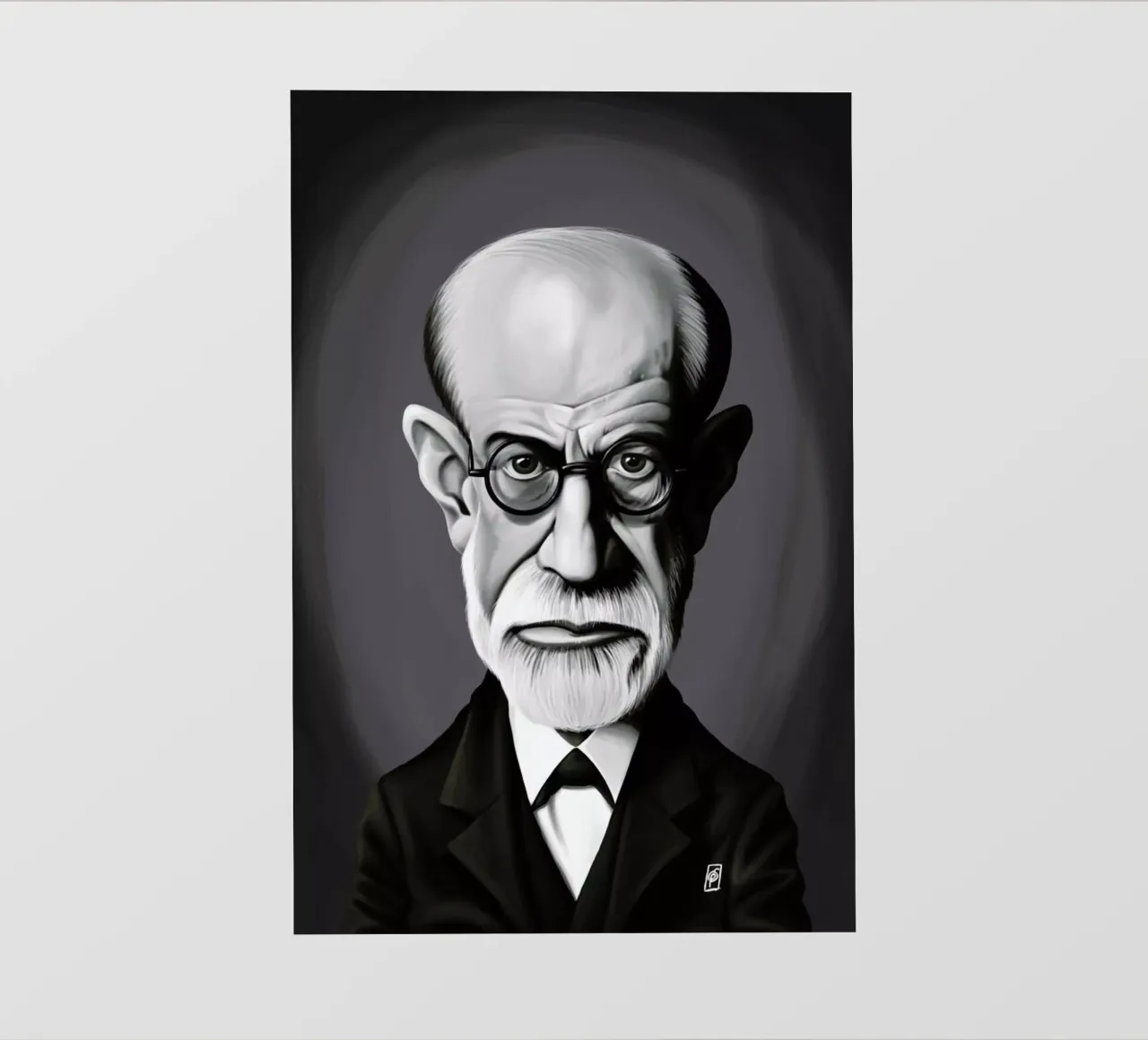 Sigmund Freud pellicola backlit da Rob Art | Illustration