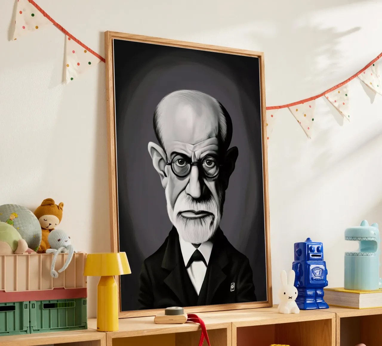 Sigmund Freud plexiglass da Rob Art | Illustration