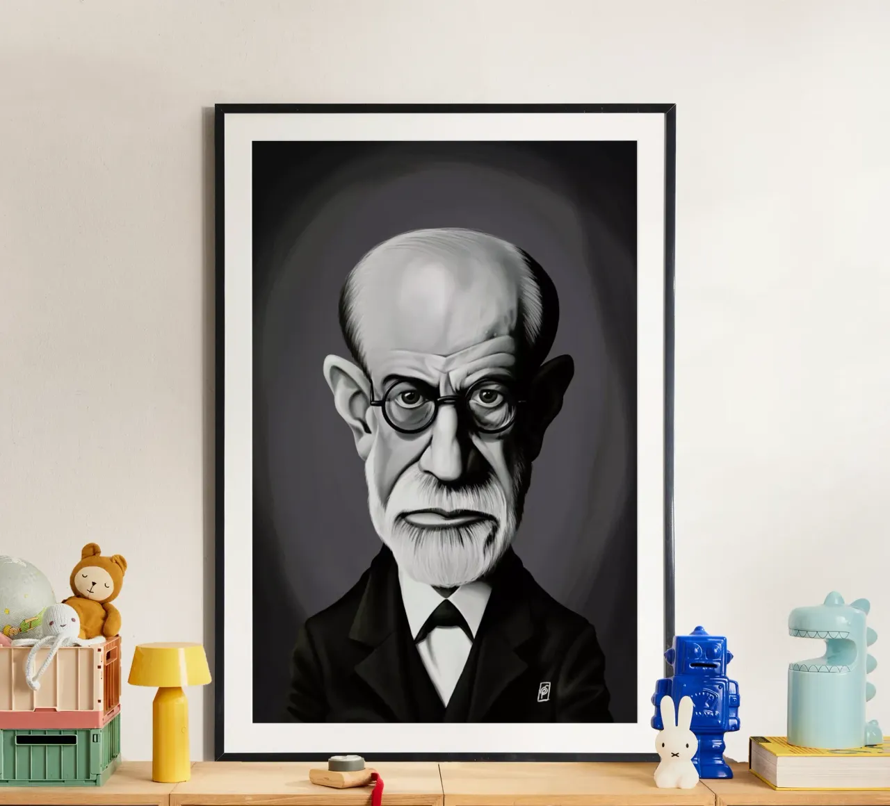 Sigmund Freud poster da Rob Art | Illustration