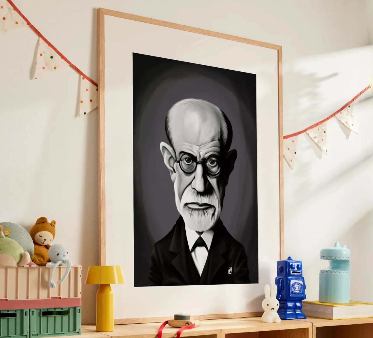 Sigmund Freud poster da Rob Art | Illustration