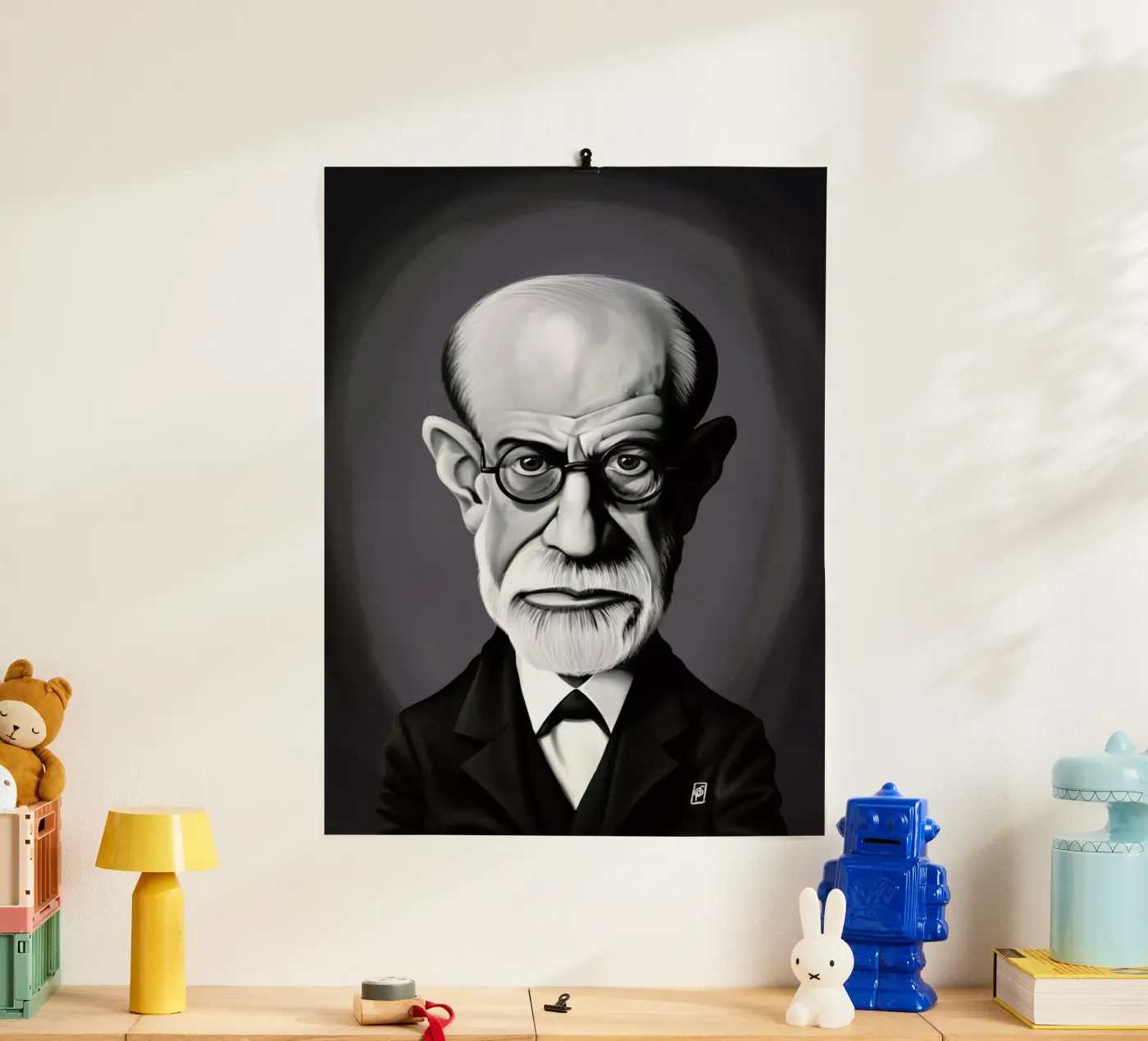 Sigmund Freud poster da Rob Art | Illustration