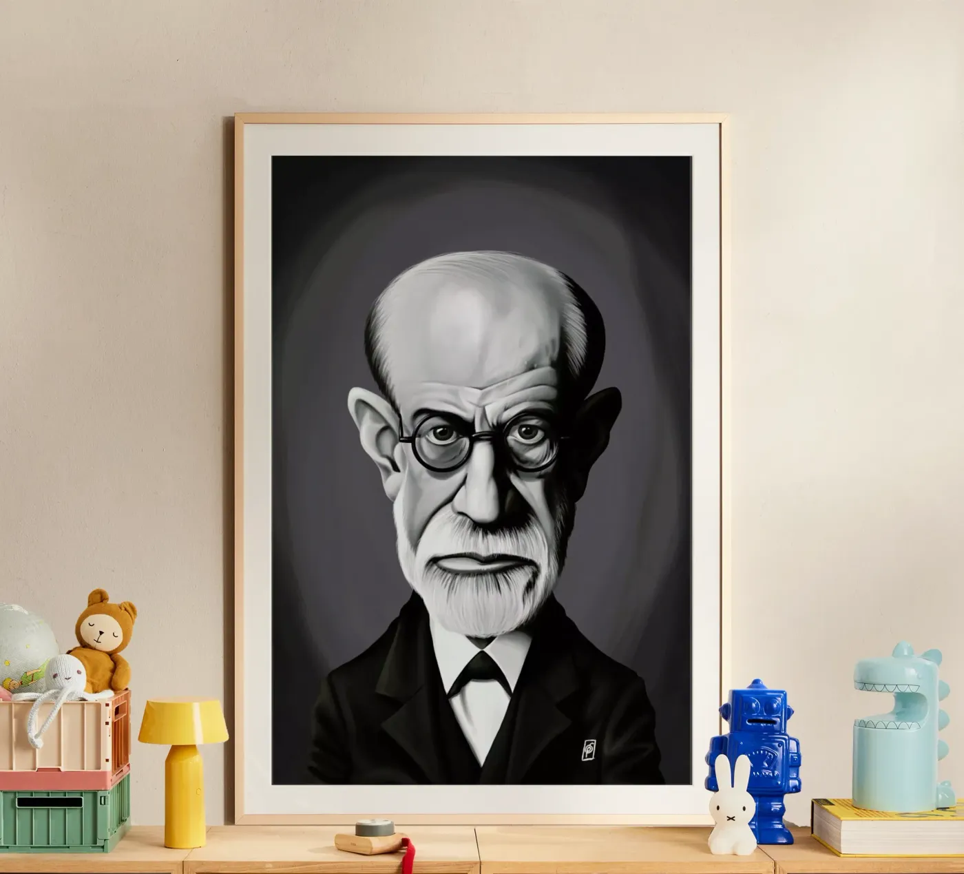 Sigmund Freud poster da Rob Art | Illustration