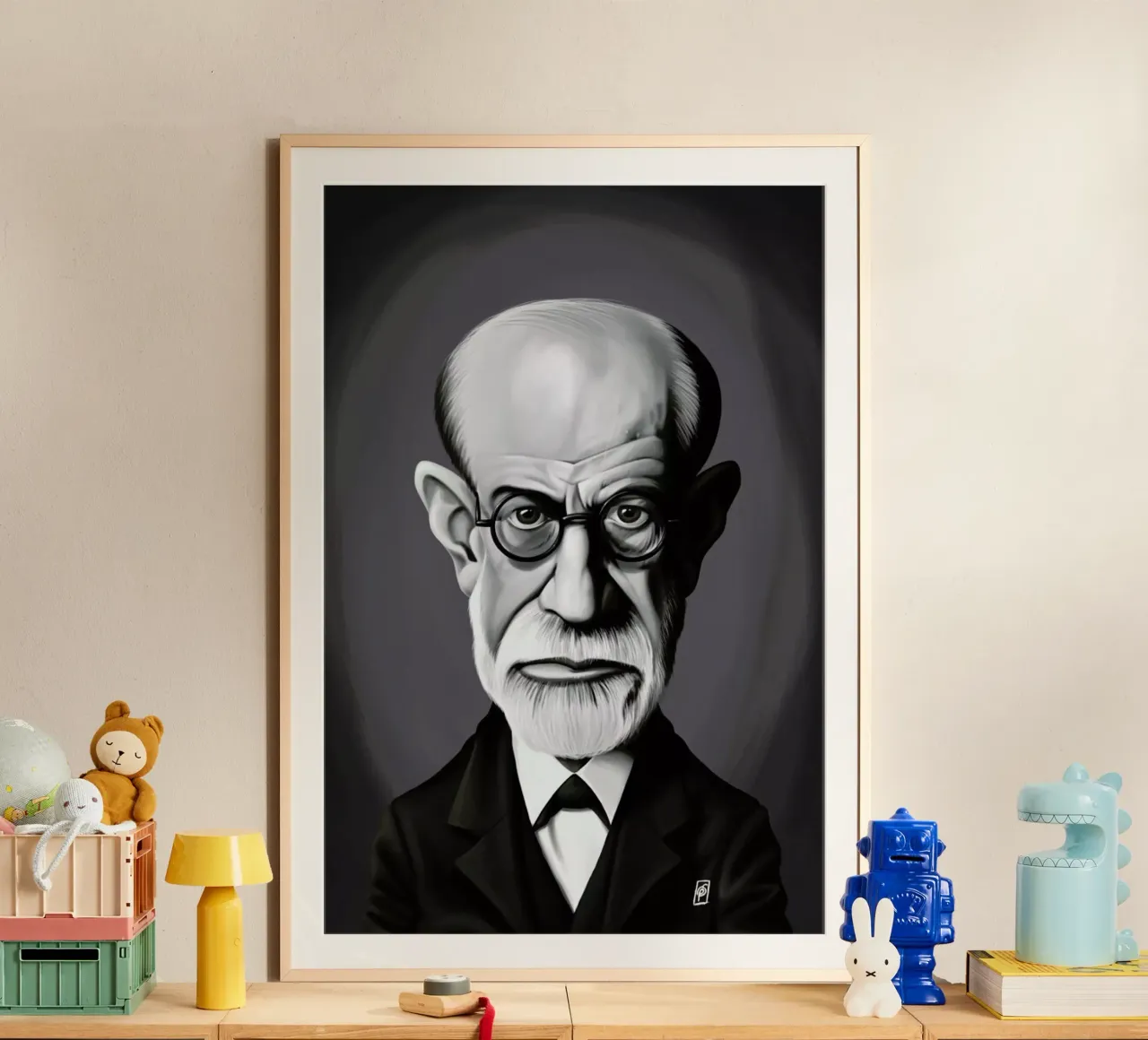 Sigmund Freud poster da Rob Art | Illustration