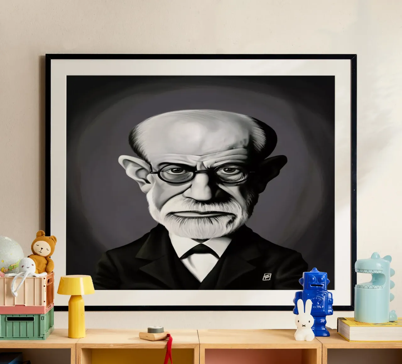 Sigmund Freud poster da Rob Art | Illustration