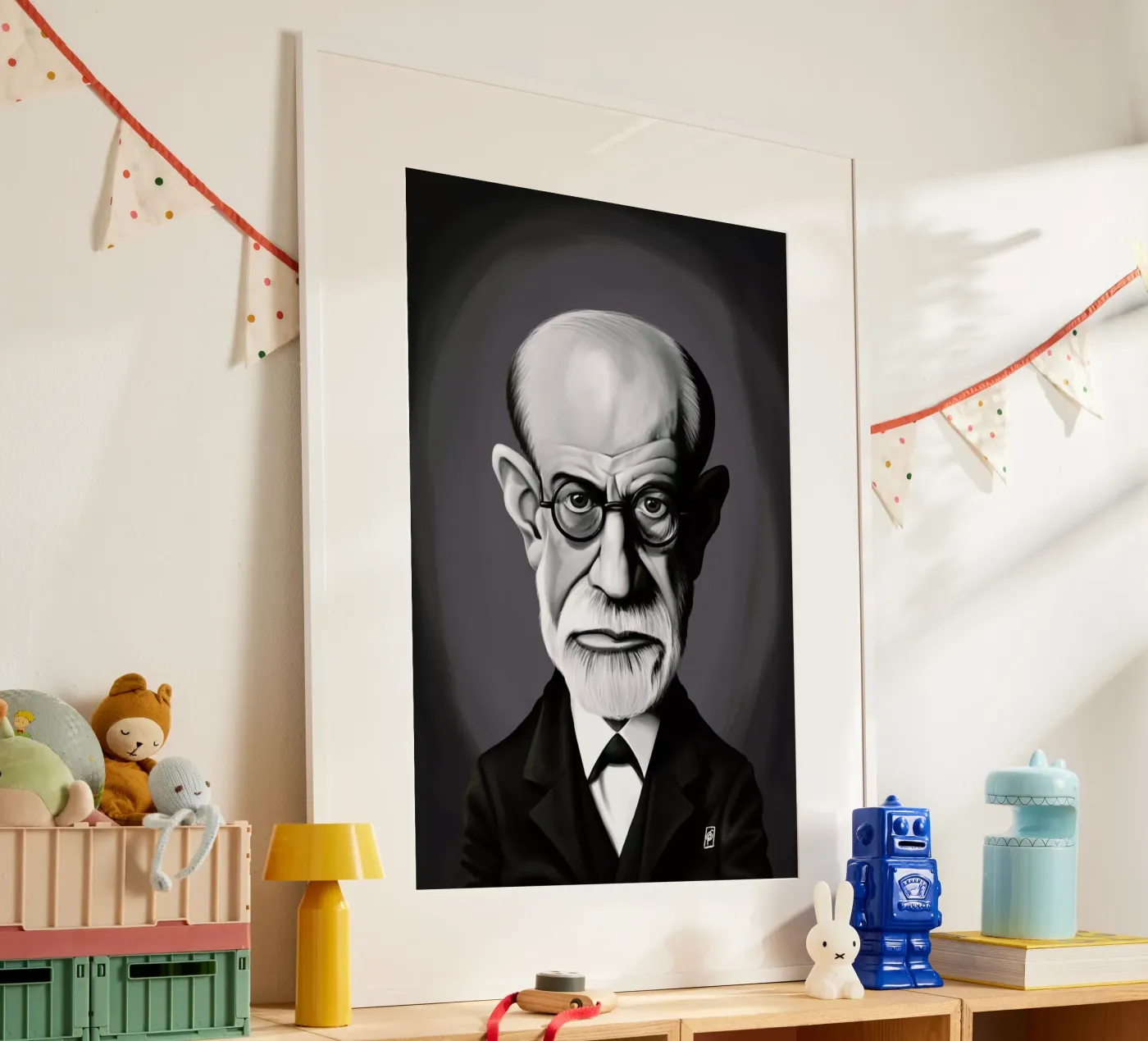 Sigmund Freud poster da Rob Art | Illustration