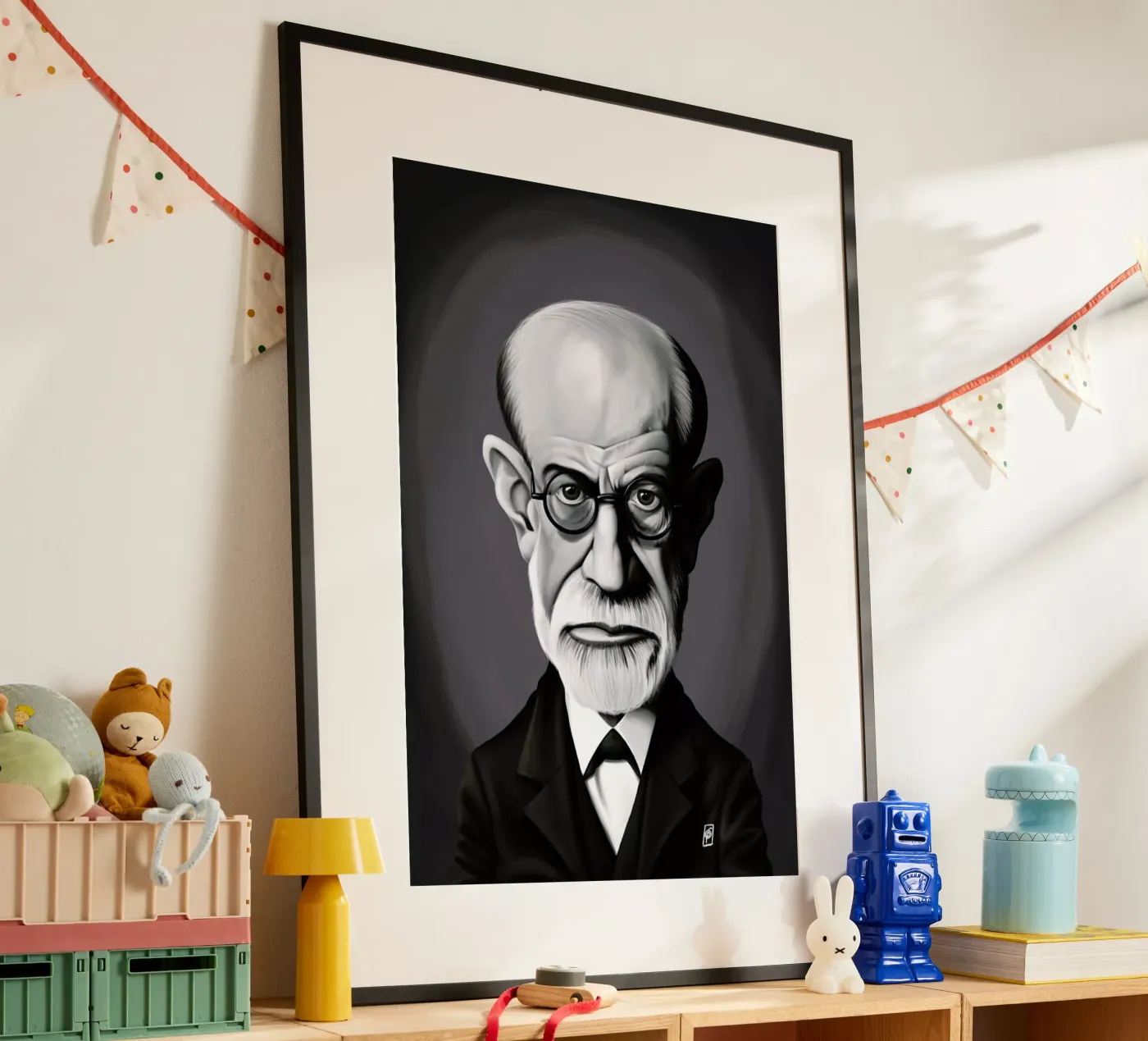 Sigmund Freud poster da Rob Art | Illustration