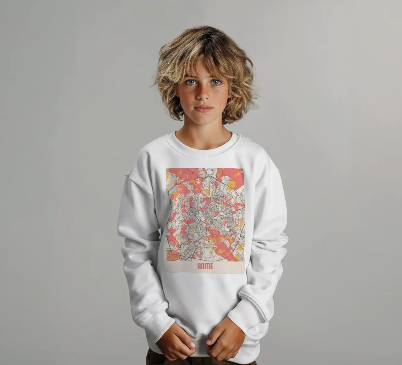 ROME felpa bambino da Travelstudio