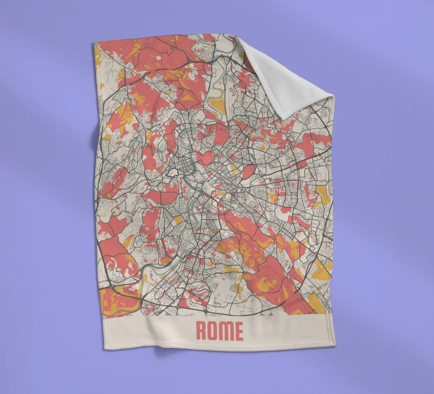 ROME fleecedeken van Travelstudio