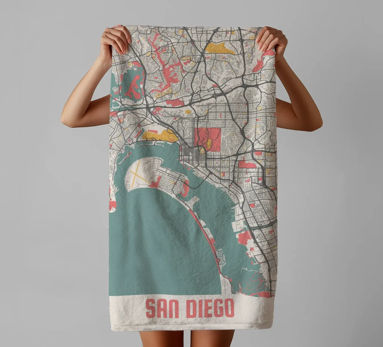 SAN DIEGO asciugamano da bagno da Travelstudio